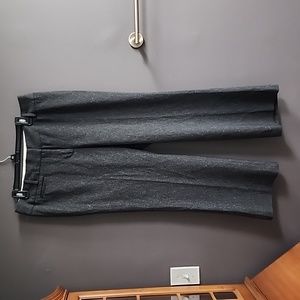 Ann Taylor LOFT Julie Fit Textured Trouser Pants - Size 10 (Gray)